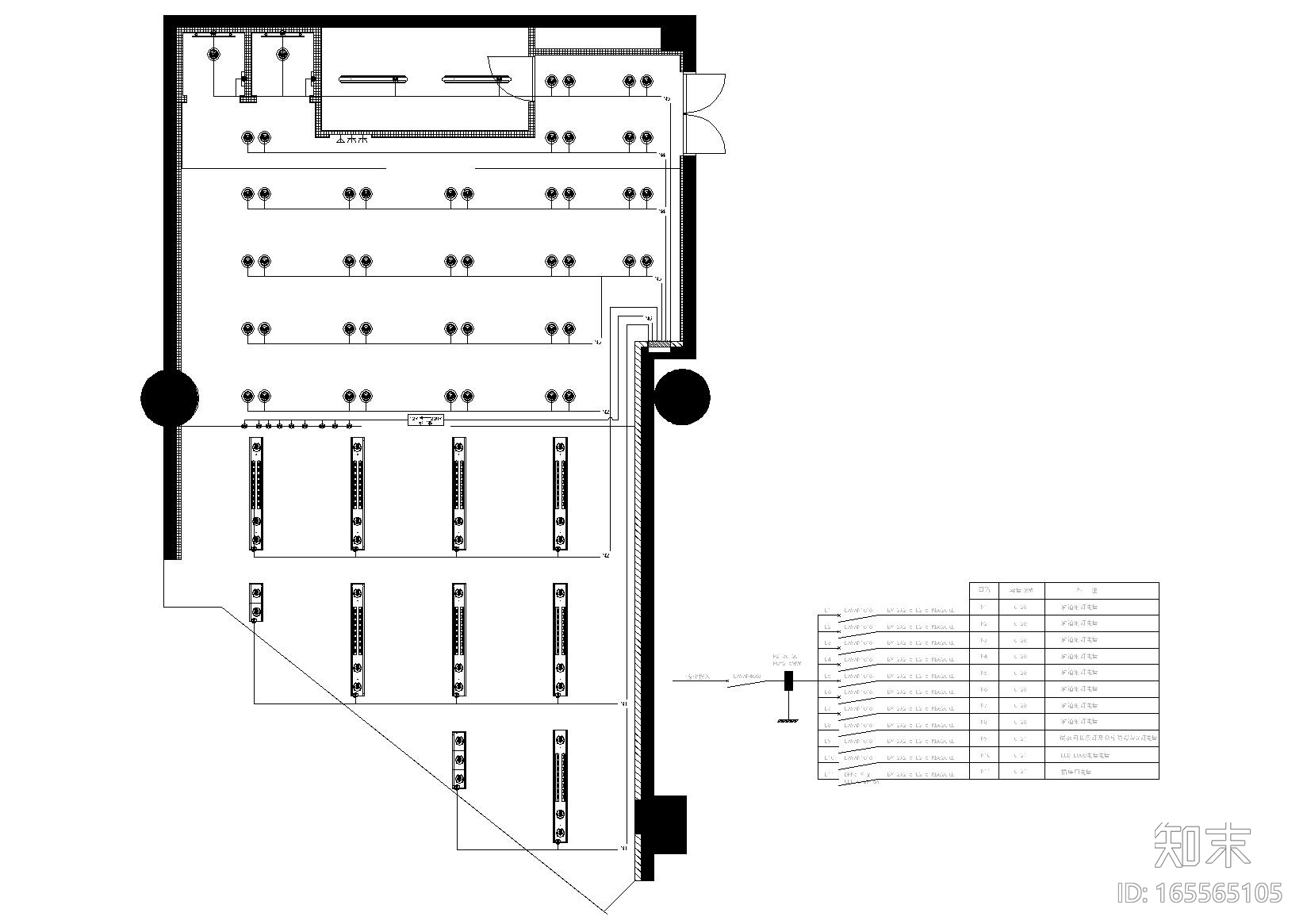 [石家庄]G-STAR RAW北国购物中心店施工图cad施工图下载【ID:165565105】