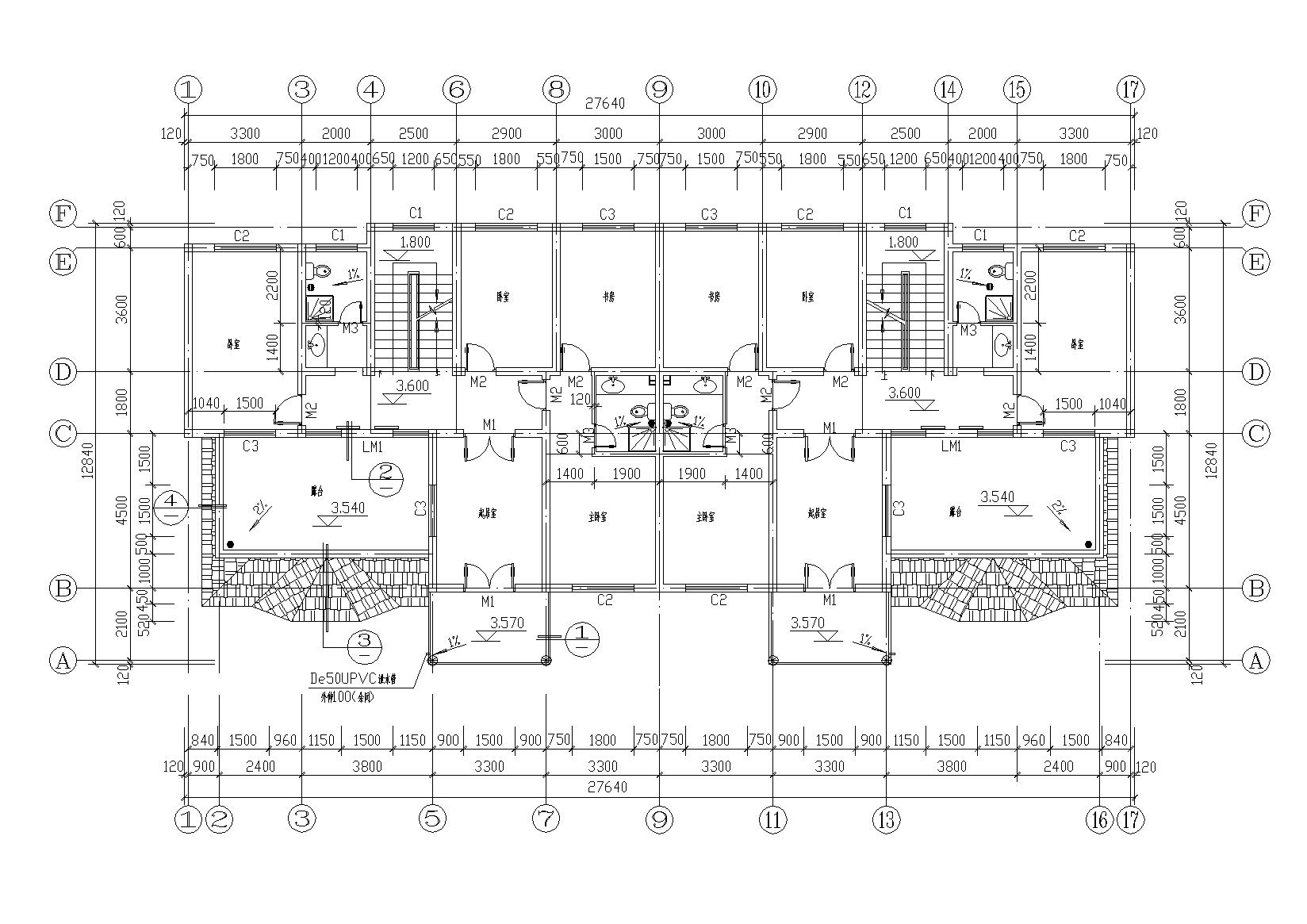 [浙江]绍兴上虞农村三层住宅建筑施工图cad施工图下载【ID:166229154】