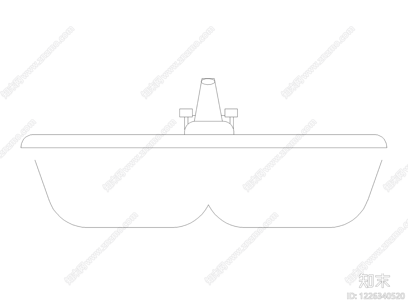 现代卫浴设施CAD图纸