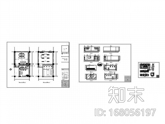 大酒店销售部及商务中心设计图cad施工图下载【ID:168056197】