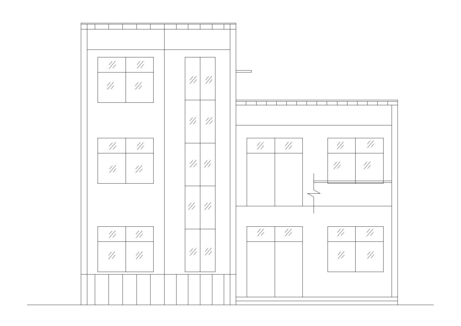 三层带露天平台住宅楼建筑施工图施工图下载【ID:164871196】