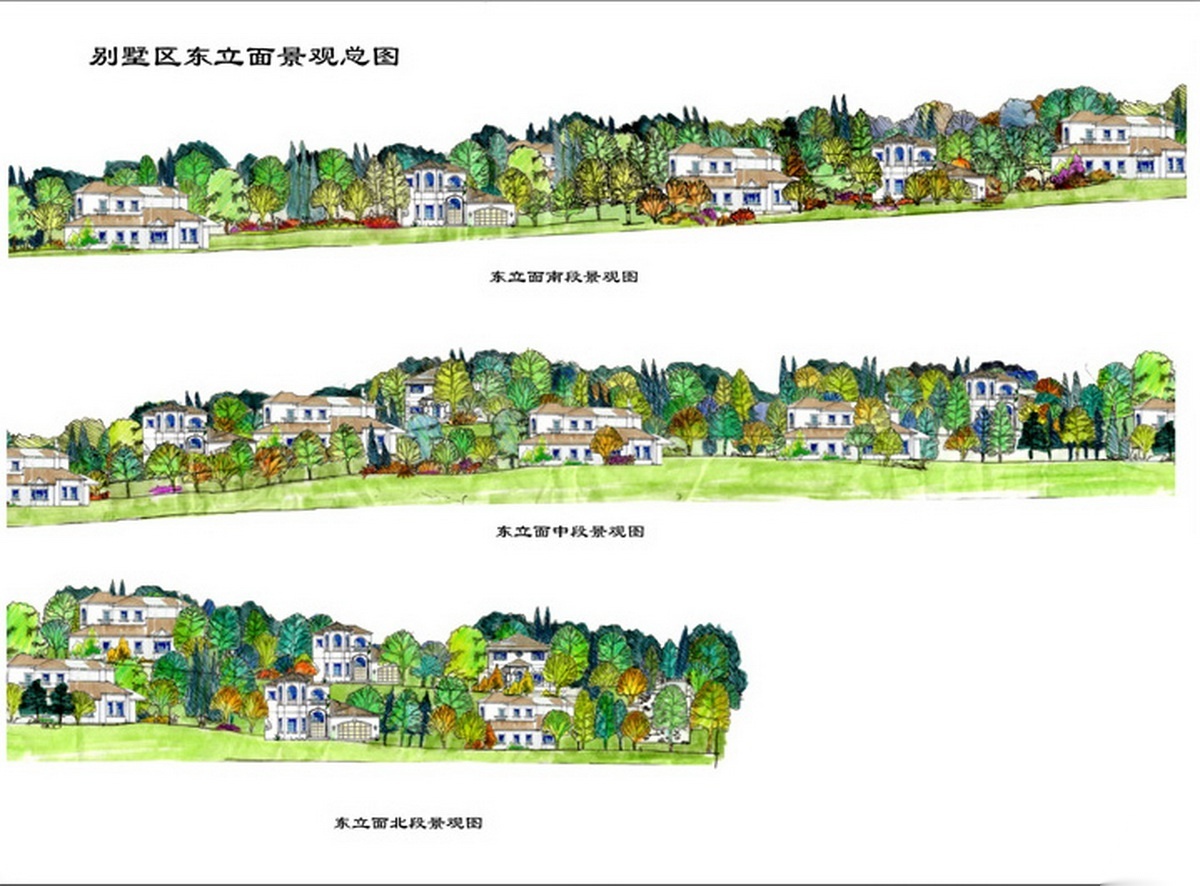 [浙江]滨湖高尔夫高档别墅区景观设计方案cad施工图下载【ID:161077126】