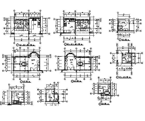 [江苏]多栋住宅及办公性建筑及结构、水电施工图（审图...施工图下载【ID:149776115】