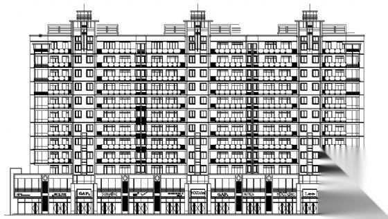 小高层建筑施工图纸cad施工图下载【ID:149865123】