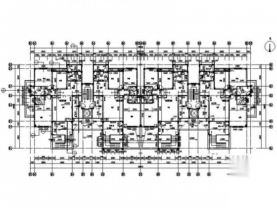 某四层花园洋房建筑施工图cad施工图下载【ID:167938107】