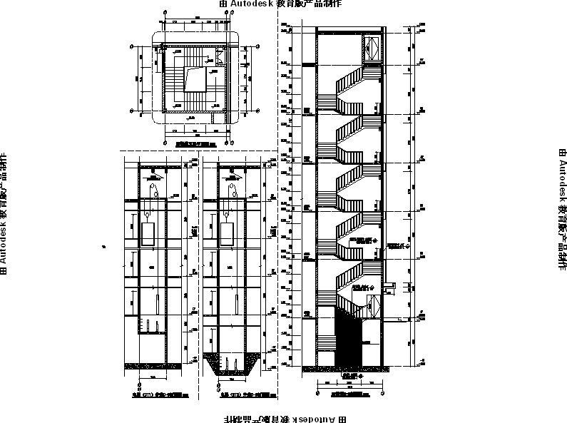 [江苏]多层框架结构对称布局研发办公楼建筑施工图（16年...cad施工图下载【ID:149958142】