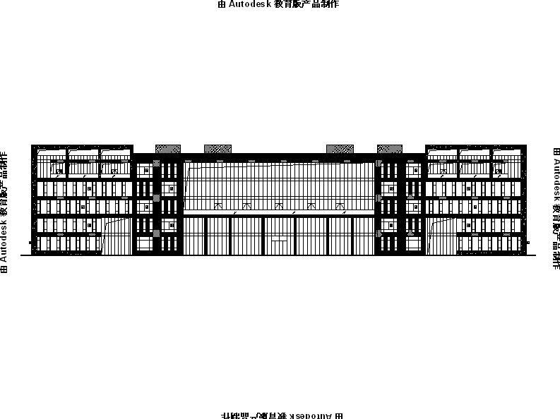 [江苏]多层框架结构对称布局研发办公楼建筑施工图（16年...cad施工图下载【ID:149958142】