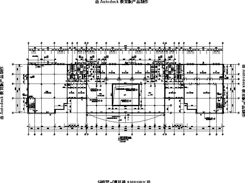 [江苏]多层框架结构对称布局研发办公楼建筑施工图（16年...cad施工图下载【ID:149958142】