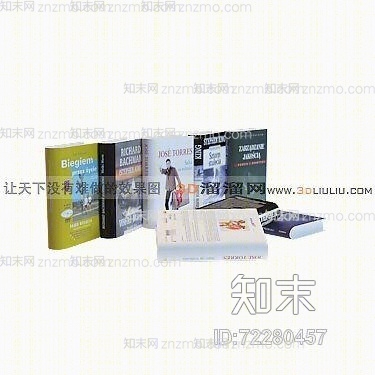 书本组合23D模型下载【ID:72280457】