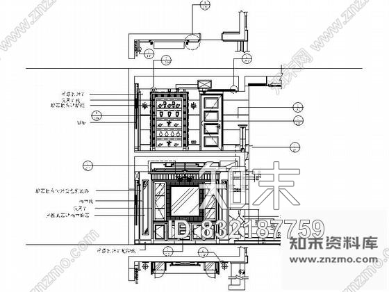 图块/节点欧式别墅餐厅立面图cad施工图下载【ID:832187759】