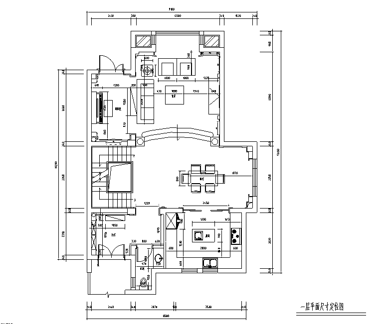 [江苏]混搭风格320平米联体别墅设计施工图（附效果图)cad施工图下载【ID:161774117】