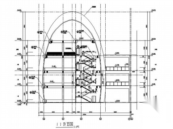 [镇江]某三层商业综合楼建筑施工图（4号楼）cad施工图下载【ID:166804171】