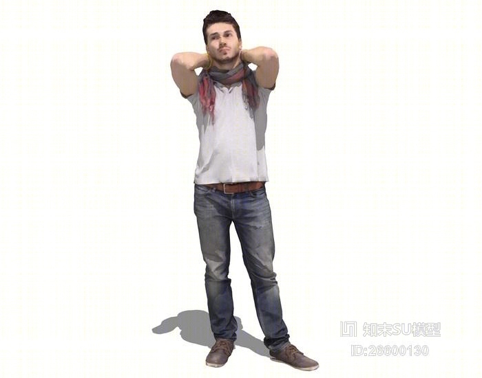 3D人物SU模型下载【ID:26600130】