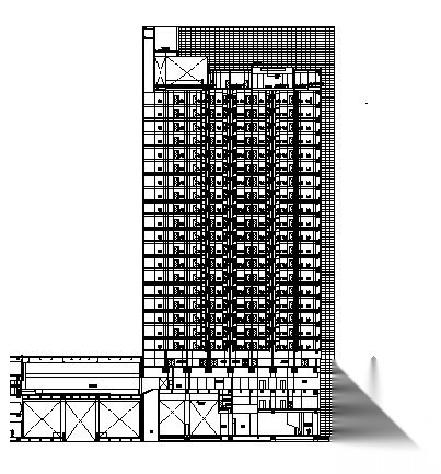 越阳国际广场酒店建筑施工图施工图下载【ID:151536151】