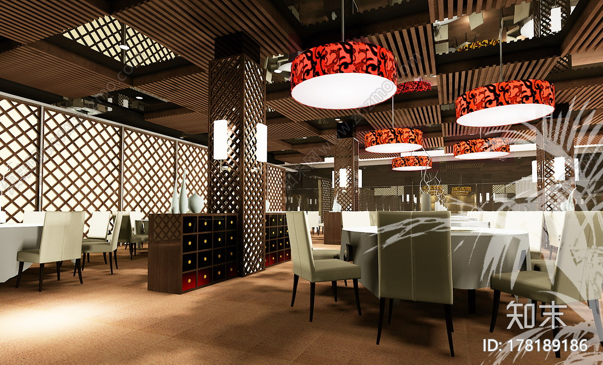 现代酒店|效果图+CAD施工图cad施工图下载【ID:178189186】