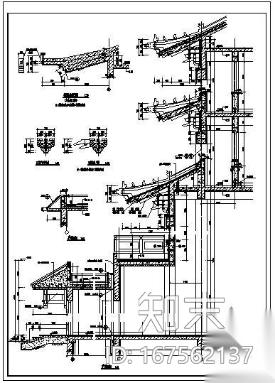 某古建筑节点构造详图施工图下载【ID:167562137】