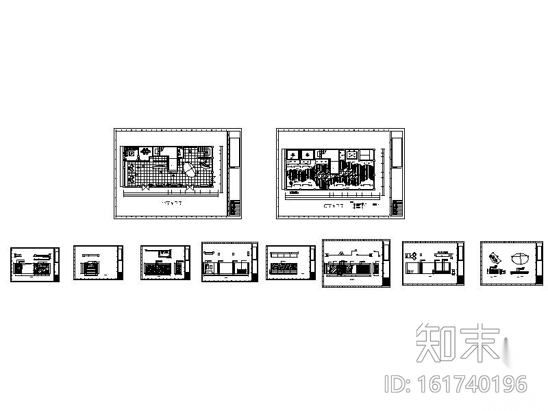 322㎡售楼处设计方案（含效果）cad施工图下载【ID:161740196】