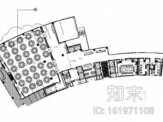 豪华国际连锁酒店宴会厅室内施工图cad施工图下载【ID:161971108】