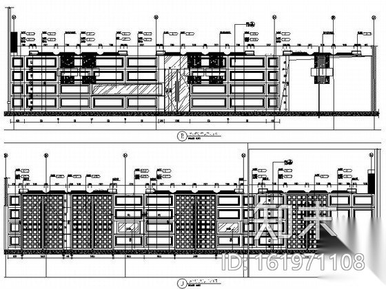 豪华国际连锁酒店宴会厅室内施工图cad施工图下载【ID:161971108】