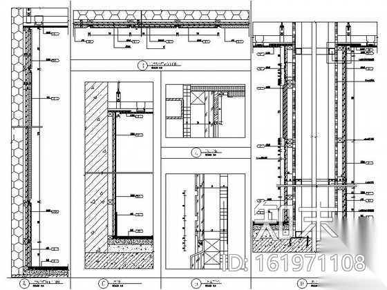 豪华国际连锁酒店宴会厅室内施工图cad施工图下载【ID:161971108】