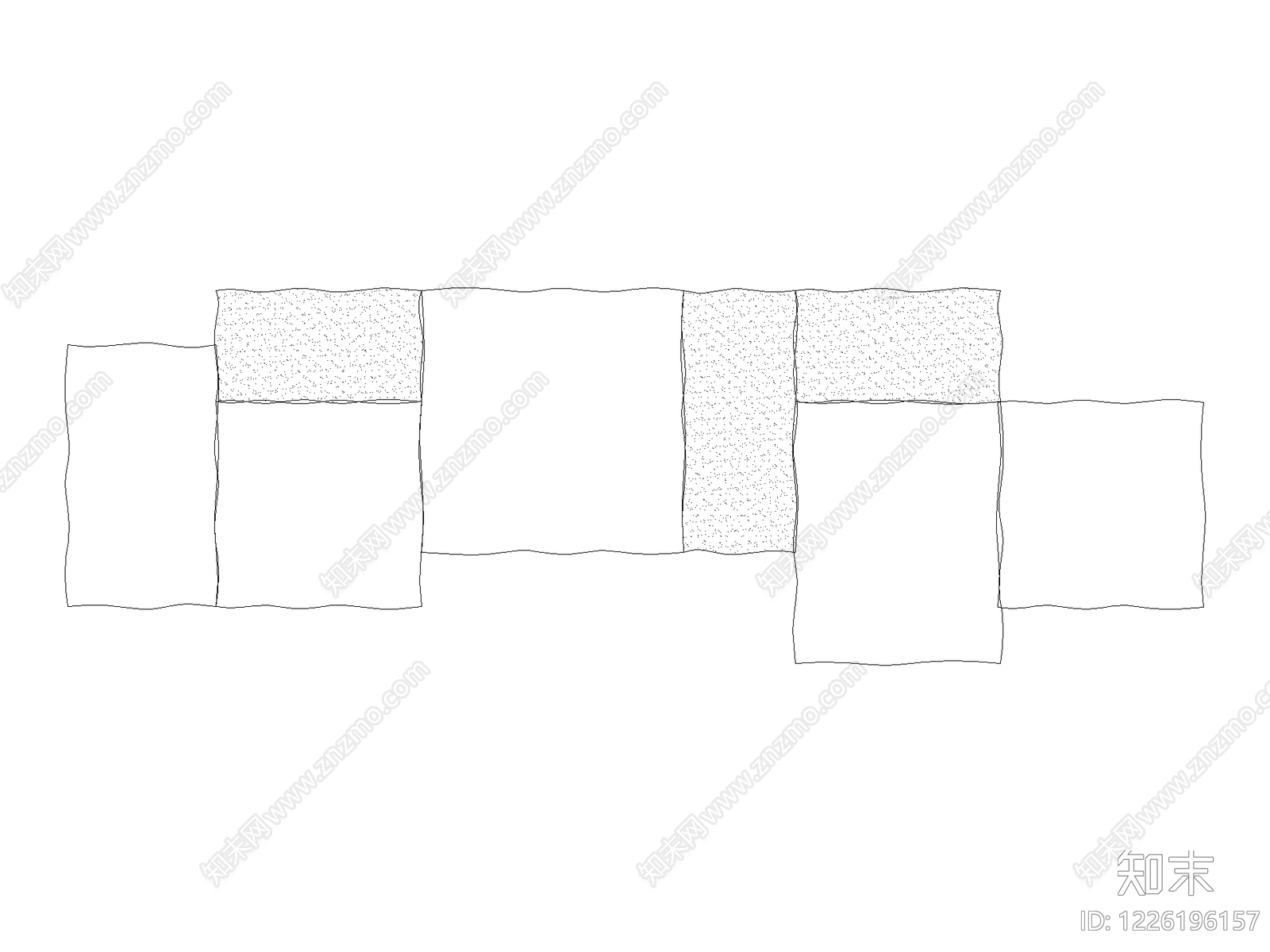 沙发CAD图纸
