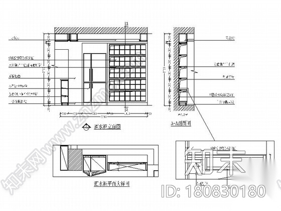 [徐州]高端景观社区简欧风格五居室样板房装修施工图（含...cad施工图下载【ID:180830180】