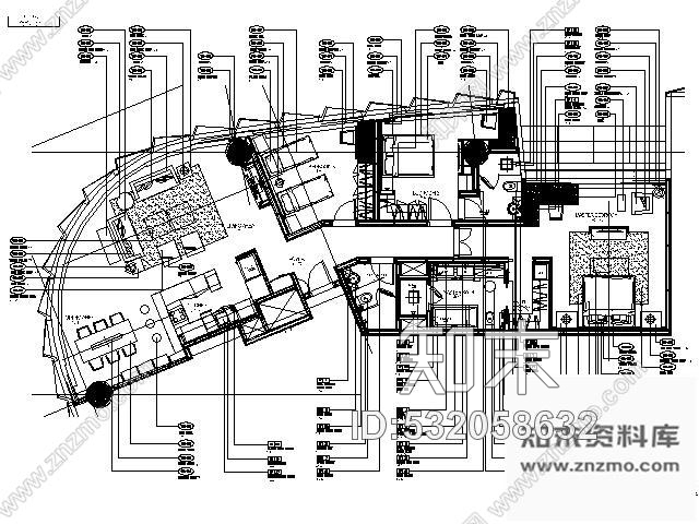 施工图南京某酒店总经理套间施工图cad施工图下载【ID:532058632】