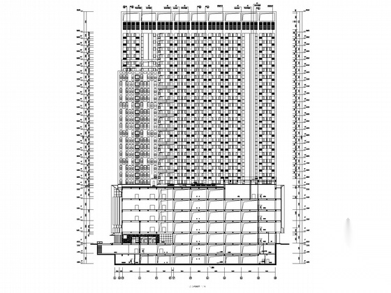 [安徽]大型购物中心建筑施工图（知名大学设计）cad施工图下载【ID:167655178】