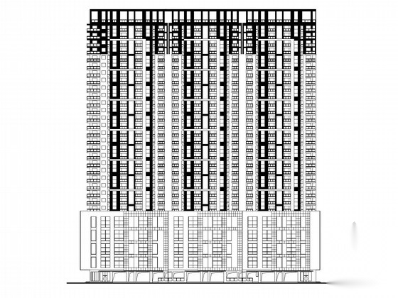 [安徽]大型购物中心建筑施工图（知名大学设计）cad施工图下载【ID:167655178】