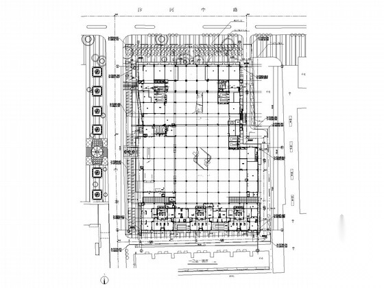 [安徽]大型购物中心建筑施工图（知名大学设计）cad施工图下载【ID:167655178】