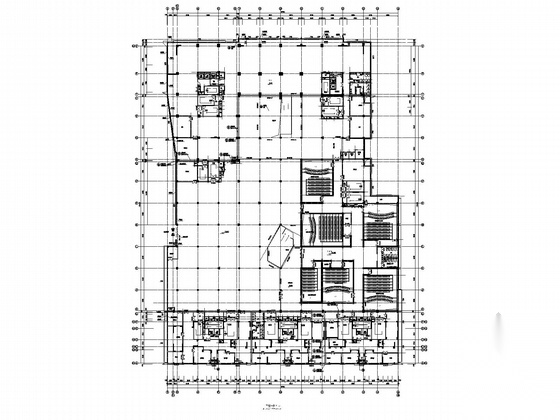 [安徽]大型购物中心建筑施工图（知名大学设计）cad施工图下载【ID:167655178】