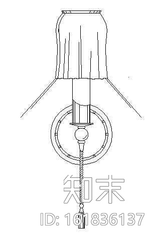 壁灯图块6cad施工图下载【ID:161836137】