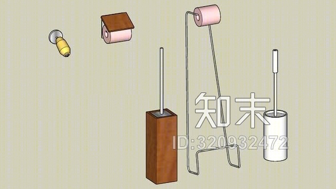 卫生间附件SU模型下载【ID:320932472】