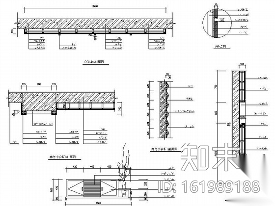 酒店商务小会所装修图（含效果）cad施工图下载【ID:161989188】