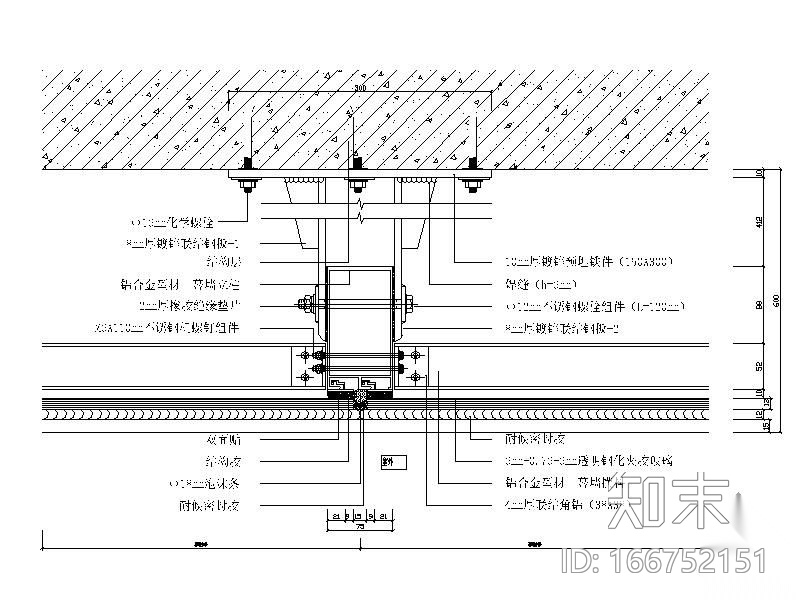 某会所水立方造型隐框式玻璃幕墙详图施工图下载【ID:166752151】