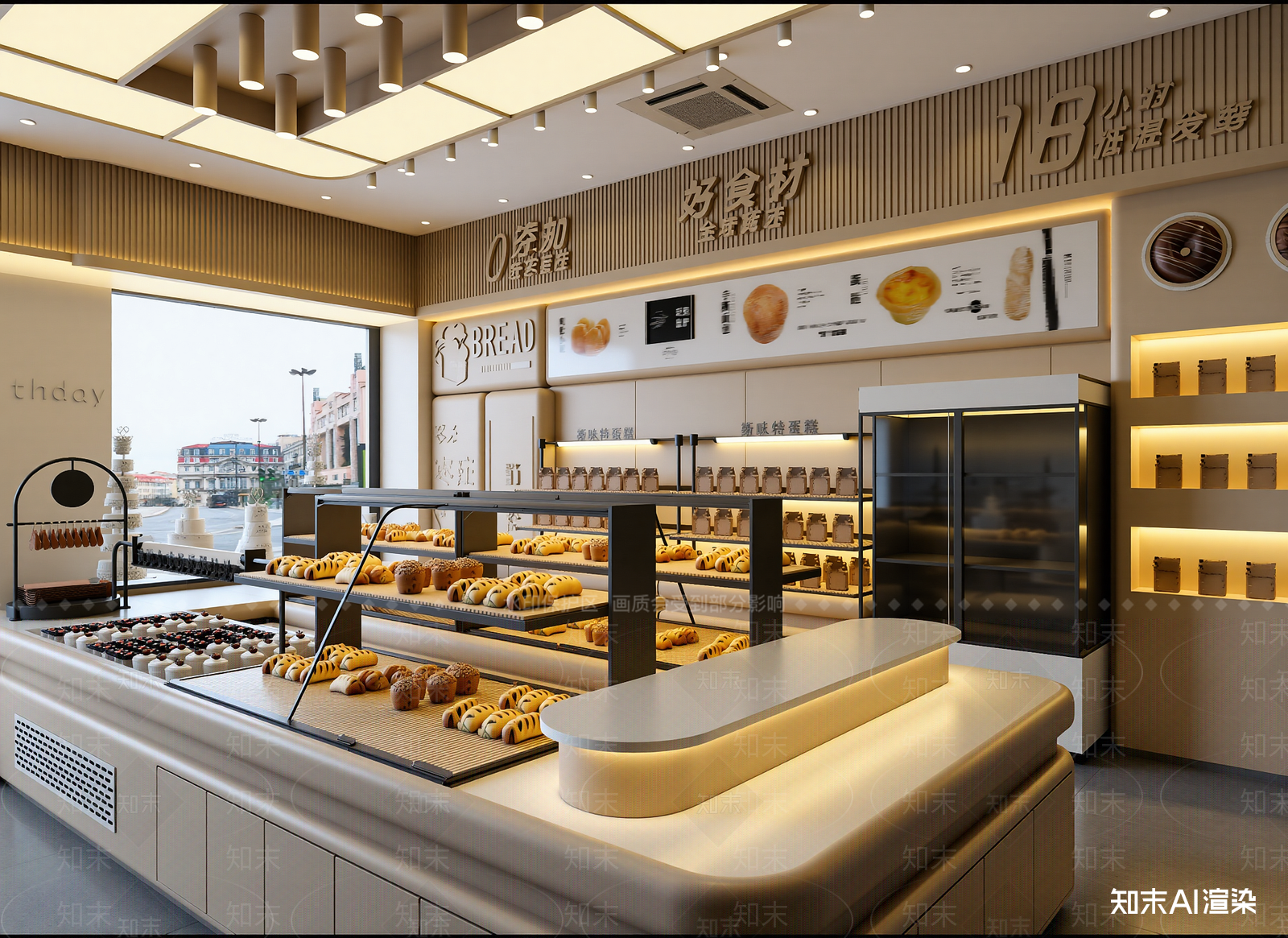 现代面包店3D模型下载【ID:1214764777】