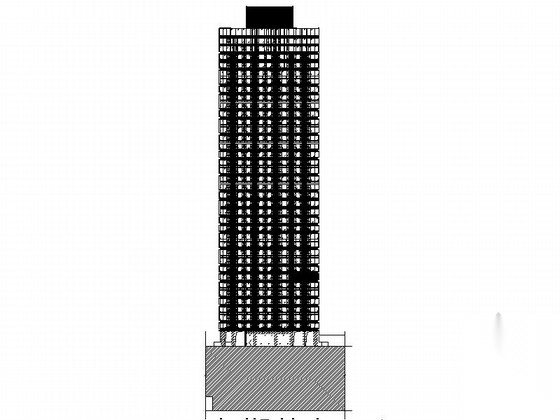[四川]160米独栋现代风格住宅楼设计施工图（知名建筑设...cad施工图下载【ID:166546116】