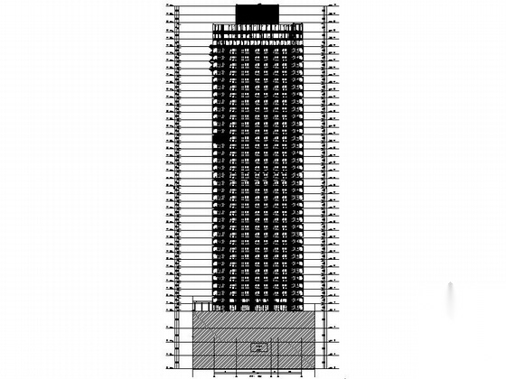 [四川]160米独栋现代风格住宅楼设计施工图（知名建筑设...cad施工图下载【ID:166546116】