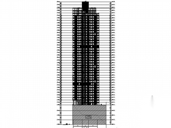 [四川]160米独栋现代风格住宅楼设计施工图（知名建筑设...cad施工图下载【ID:166546116】