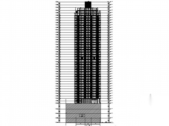 [四川]160米独栋现代风格住宅楼设计施工图（知名建筑设...cad施工图下载【ID:166546116】