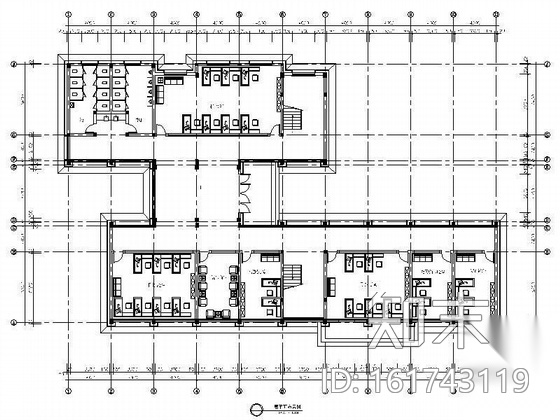 [江苏]某办公楼装修图cad施工图下载【ID:161743119】