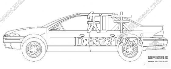 图块/节点汽车图块3cad施工图下载【ID:832319878】