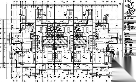 丹堤C区17号楼建筑施工图cad施工图下载【ID:149919180】
