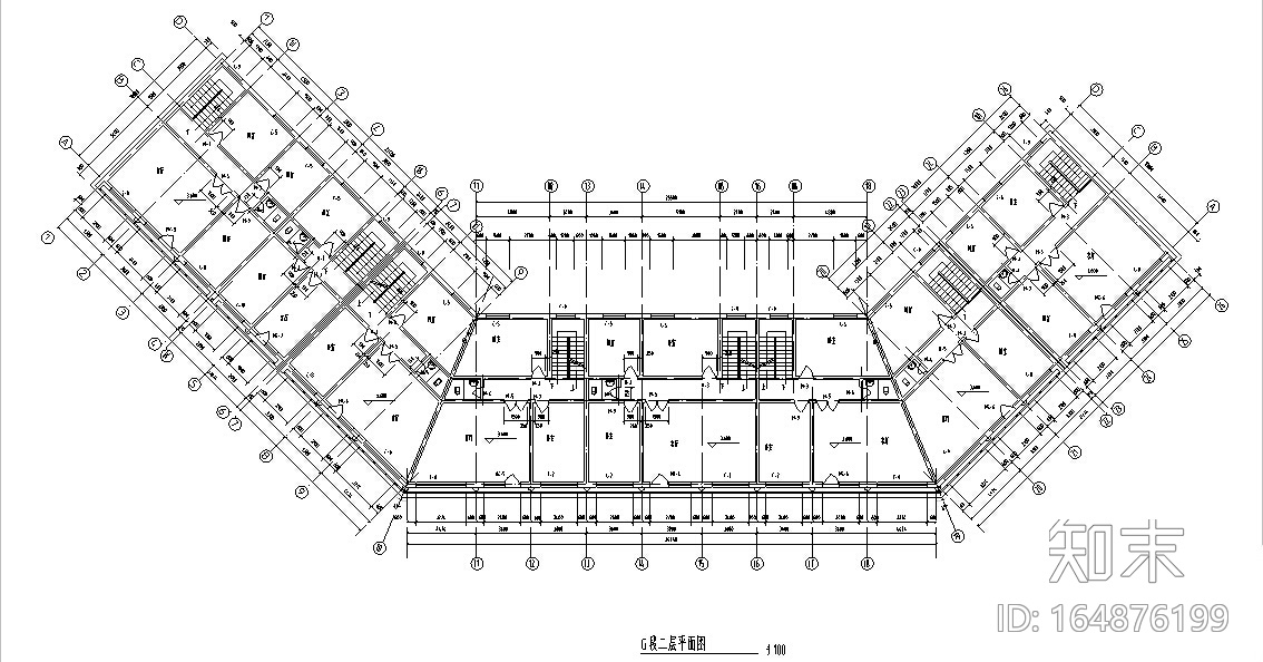 3套中式仿古建筑设计施工图CADcad施工图下载【ID:164876199】