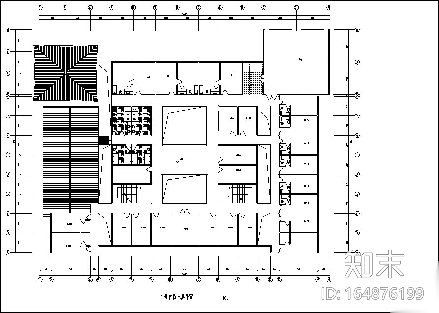 3套中式仿古建筑设计施工图CADcad施工图下载【ID:164876199】