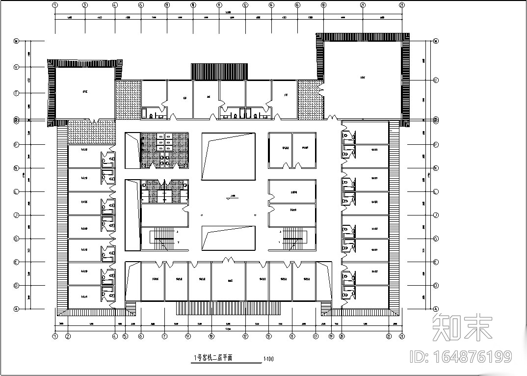 3套中式仿古建筑设计施工图CADcad施工图下载【ID:164876199】