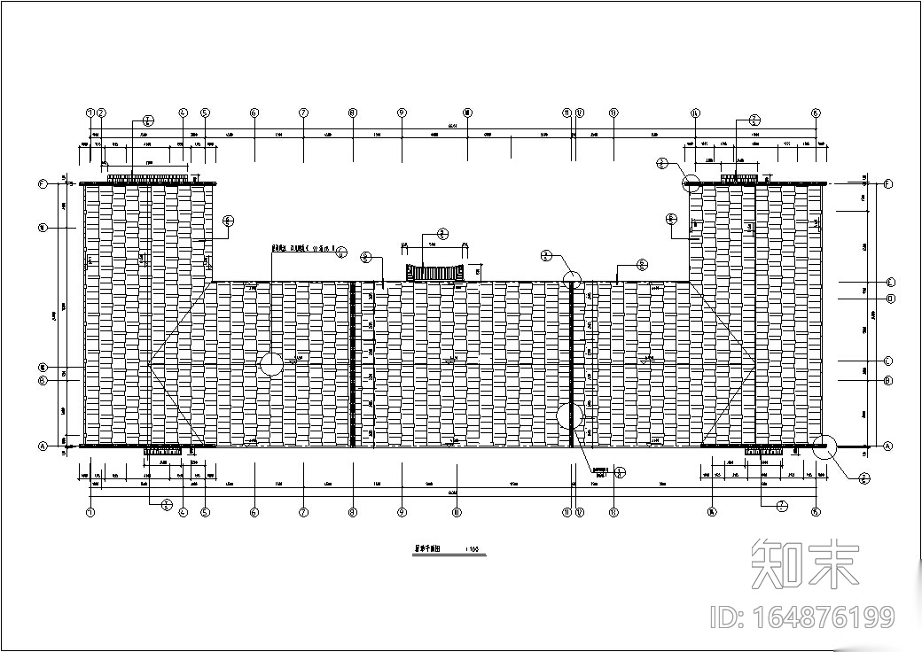 3套中式仿古建筑设计施工图CADcad施工图下载【ID:164876199】