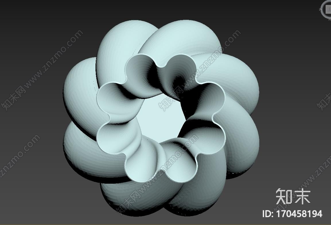 旋转艺术花瓶3d打印模型下载【ID:170458194】