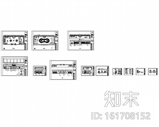 [杭州]某时尚服装店装修图cad施工图下载【ID:161708152】