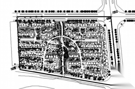 某小区规划及景观设计施工图下载【ID:161106118】